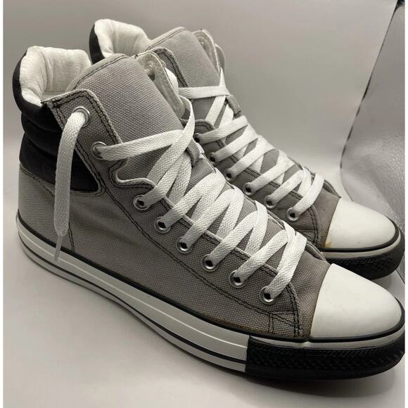 CONVERSE CHUCK TAYLOR CT PADD COLL HI Top GREY WHITE MENS 9.5 WOMENS 11.5 RARE - Picture 2 of 12